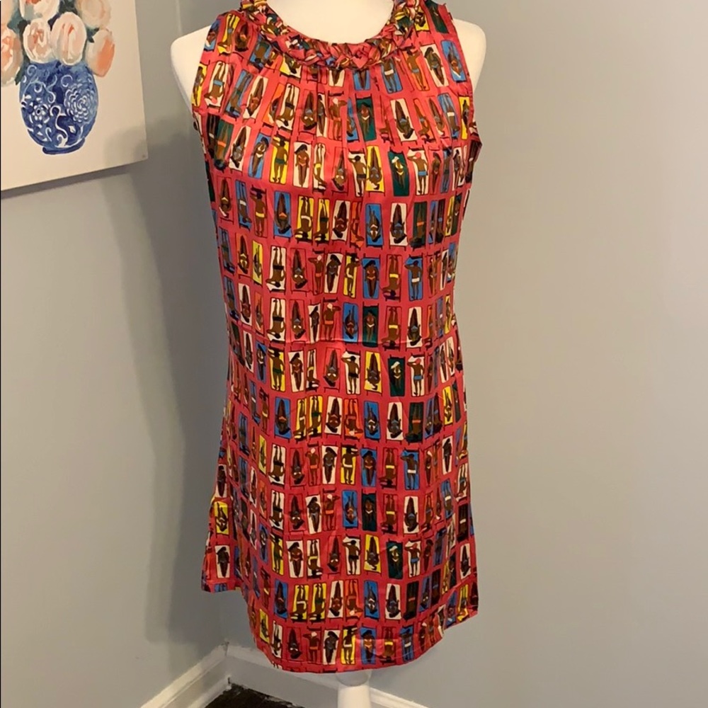 Tracy Negoshian Bathing Beauties Shift Dress S